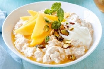 Mango and Pistachio Bircher Muesli