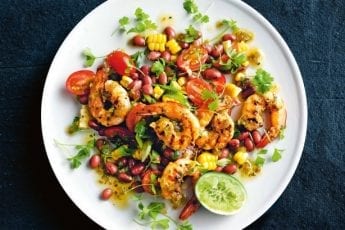 Mexican prawn salad